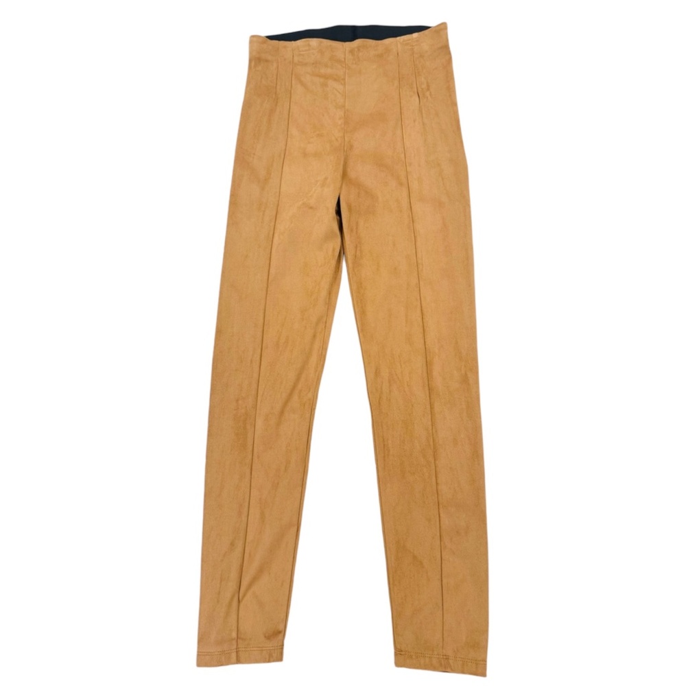 NWT Mayoral Taupe Faux Suede Leggings